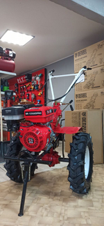 Мотоблок бензиновый Brait BR-135GED PRO, колеса 6.00*12