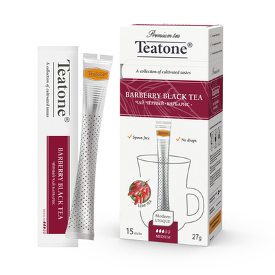 Чай черный с барбарисом в стиках Teatone