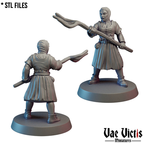 Человек селянин крестьянин обыватель 1шт миниатюра для dnd, днд, pathfinder, фентези, Настольная игра, НРИ, Варгейм, РПГ