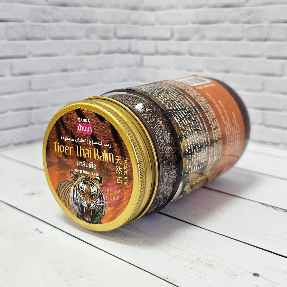 Бальзам BANNA черный Тигровый Tiger Thai Balm 200 гр