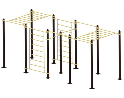 Спортивный комплекс турник + шведская стенка+ рукоход 021 YSK84