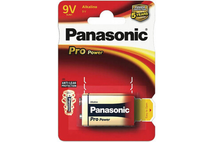 Батарейка Panasonic Pro Power 9V щелочная 1 шт