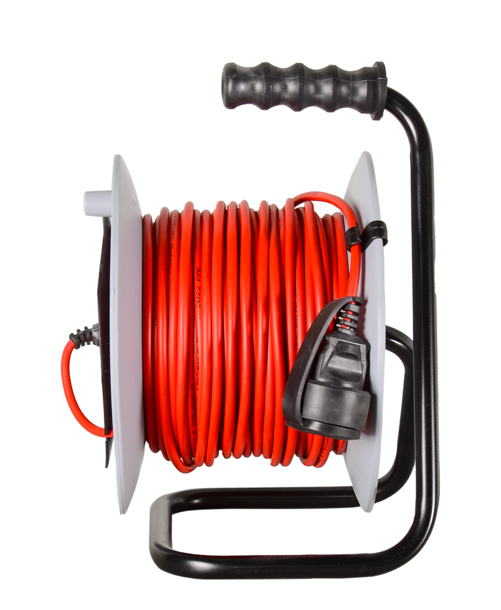 Удлинитель силовой на катушке Ресанта СУ-2х1-30/2ВР (с выкл., 1 розетка, IP44)