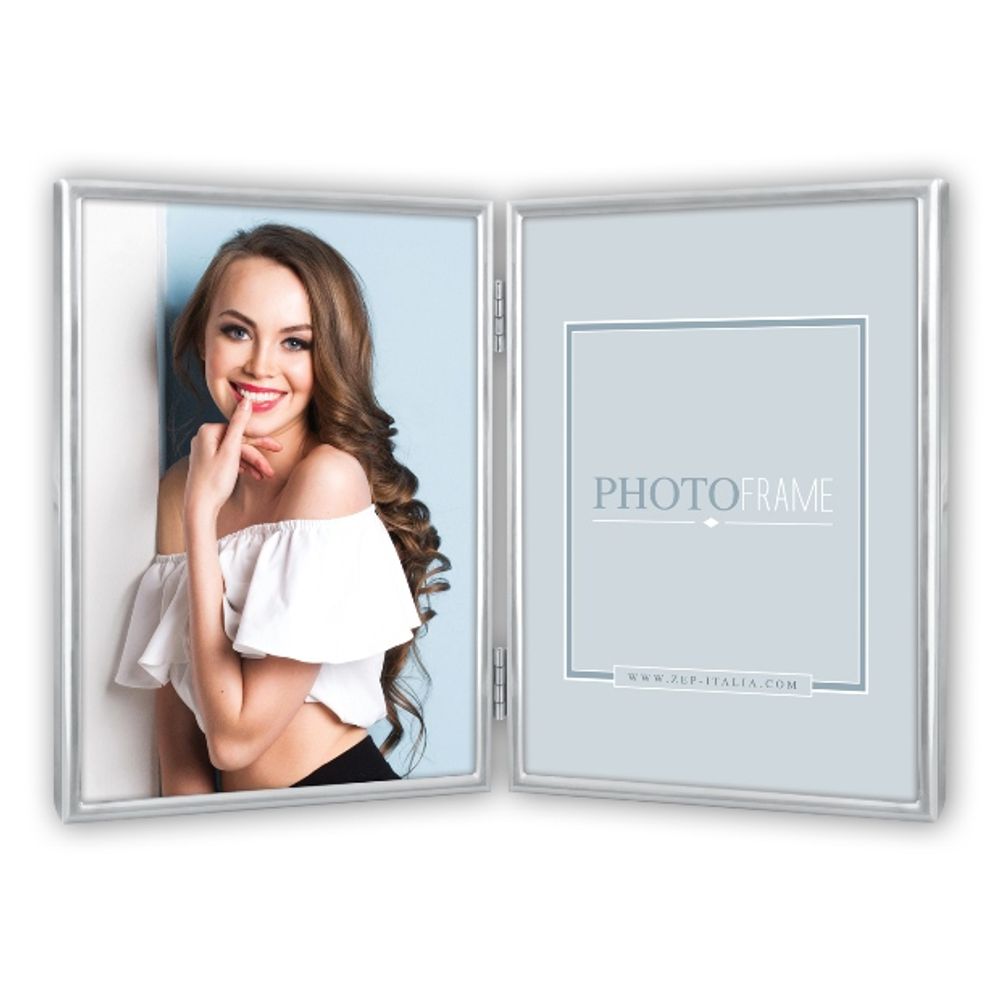 ZEP VK461D 2x10x15 Silvial 2Q металл,серебро,ф/рамка