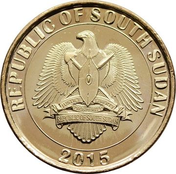 20 пиастров 2015 Южный Судан