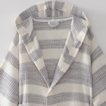 Вафельный халат Ikra | серый