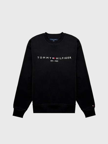 Свитшот Tommy Hilfiger Embroidered Tommy Logo Black