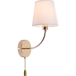 Бра светильник Rivoli Juliette 2094-401 настенный 1 х Е14 40 Вт классика с выключателем | Классика