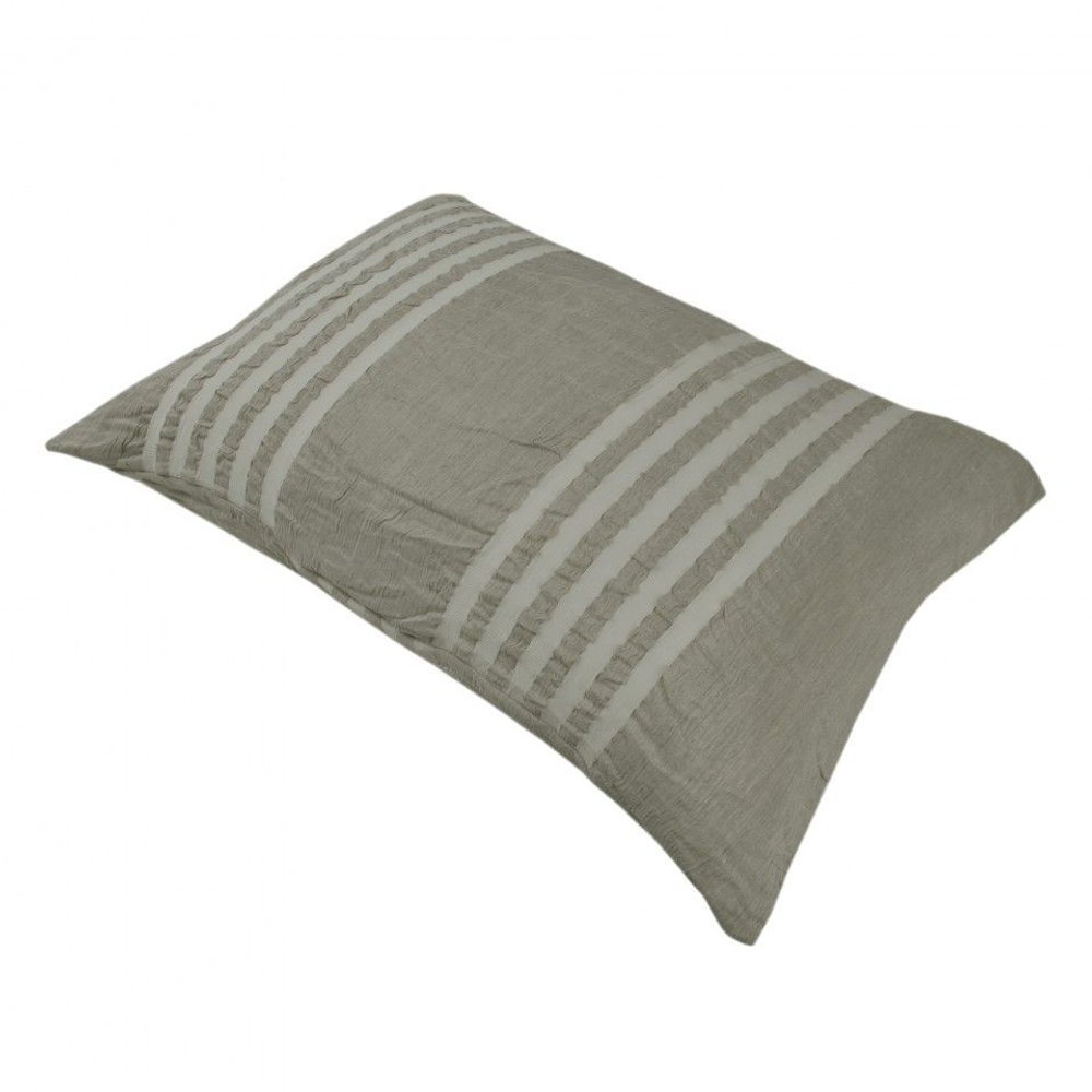 Постельное белье 2 спальное евро макси Hamam Hanim натуральное декоративная наволочка