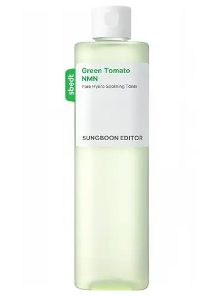 Sungboon Editor Ампульный тонер с экстрактом зелёного томата для сужения пор Green Tomato NMN Pore Hydro Soothing Toner 350 мл