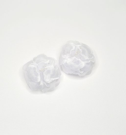 Школьный бант для волос на резинке, с бусинками, 2 шт.