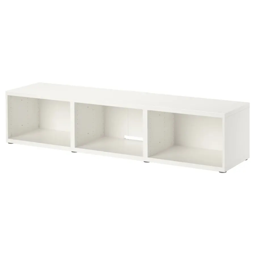 Каркас тумбы под ТВ - IKEA BESTÅ/BESTA/БЕСТА/БЕСТО ИКЕА, 180x40x38 см, белый
