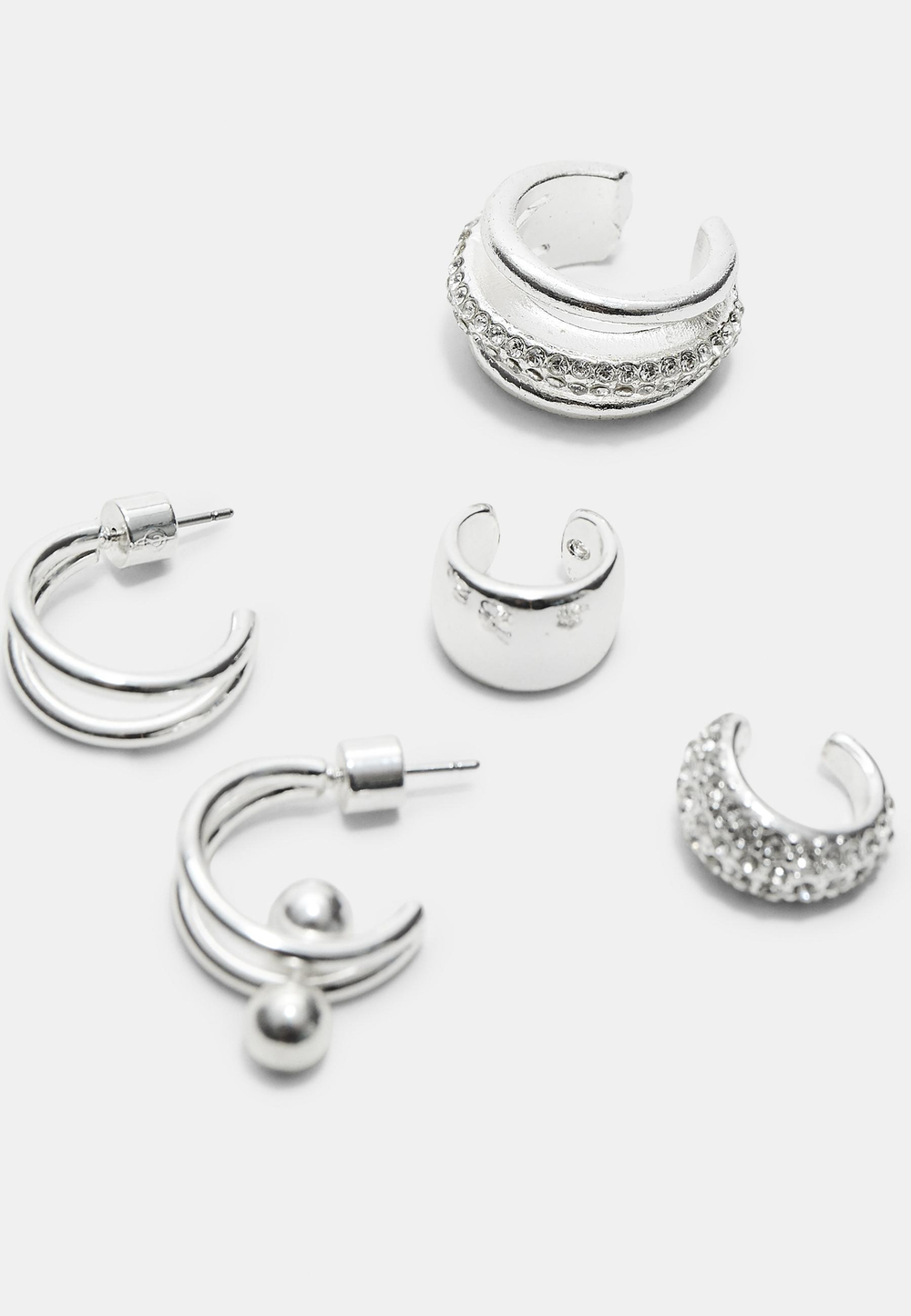 STRADIVARIUS Длинные серьги-цепочки, серый