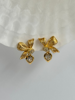 Клипсы Бантики Christian Dior