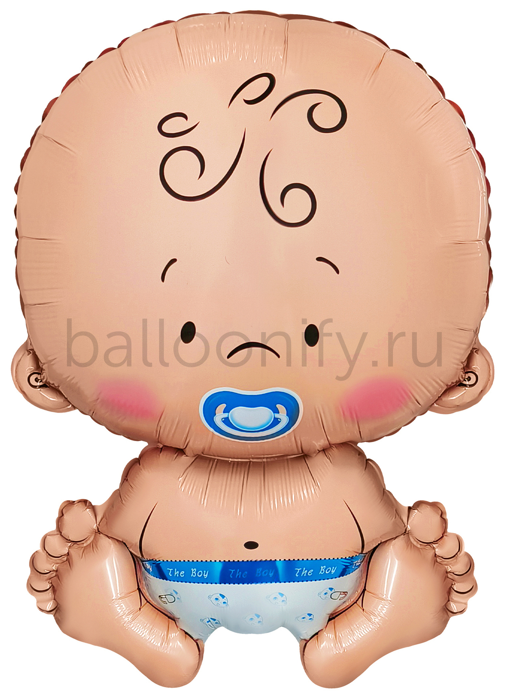 Шар (26''/66 см) Фигура, Малыш Мальчик, 1 шт.