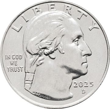 25 центов (1/4 доллара, квотер) 2025 США «Американские женщины - Джульетта Гордон Лоу» (D)