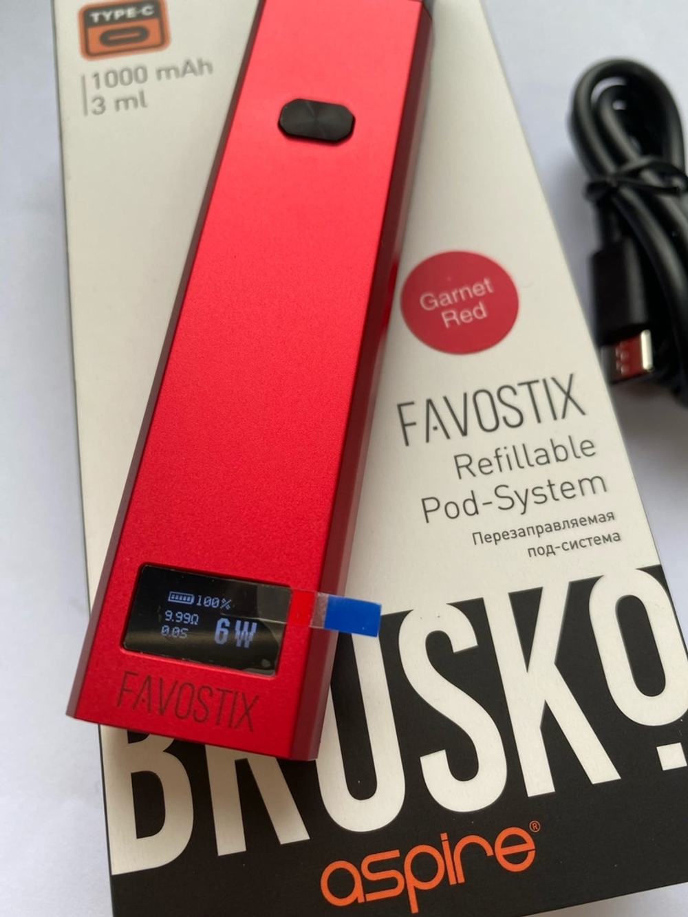 Набор FAVOSTIX pod by BRUSKO 1000мАч 3мл