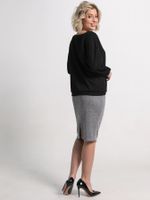 Костюм с юбкой Совершенство форм (черно-серый) К15292-10М LT Collection