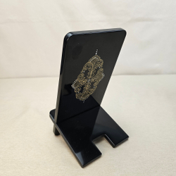 Сувенирная подставка для телефона с росписью Палех "Серебряное копытце"