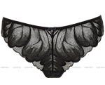Трусики-стринги Moon из кружевного полотна (Размер: 44) (Цвет: черный)