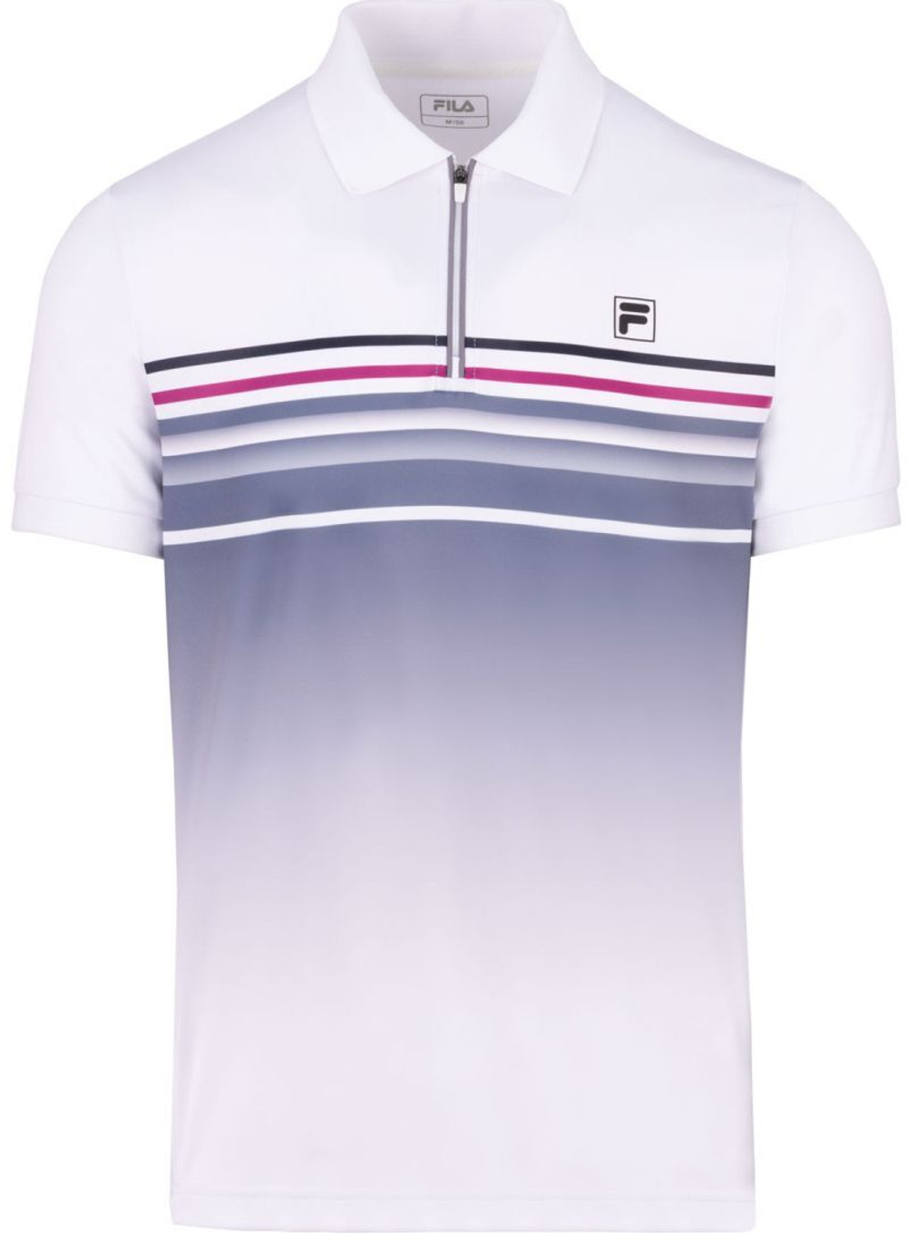 Мужское теннисное поло Fila Diego - gray dawn print