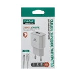 Зарядное устройство FaizFull FC140 2.4A USB + кабель microUSB Black