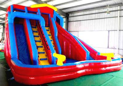 Надувной водный батут с бассейном «Колумбия» 6*6*4 м