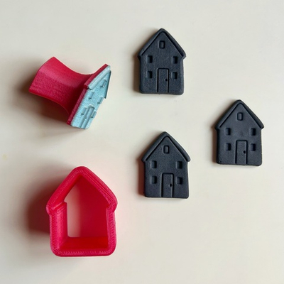 Штамп с вырубкой  "Домик №1"