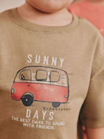 Пижама для мальчика Next AC0-919, 3 шт., Синий, Оранжевый, Бежевый