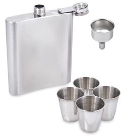 GT-92 Подарочный набор фляжка со стопками «Классика» 500 мл
