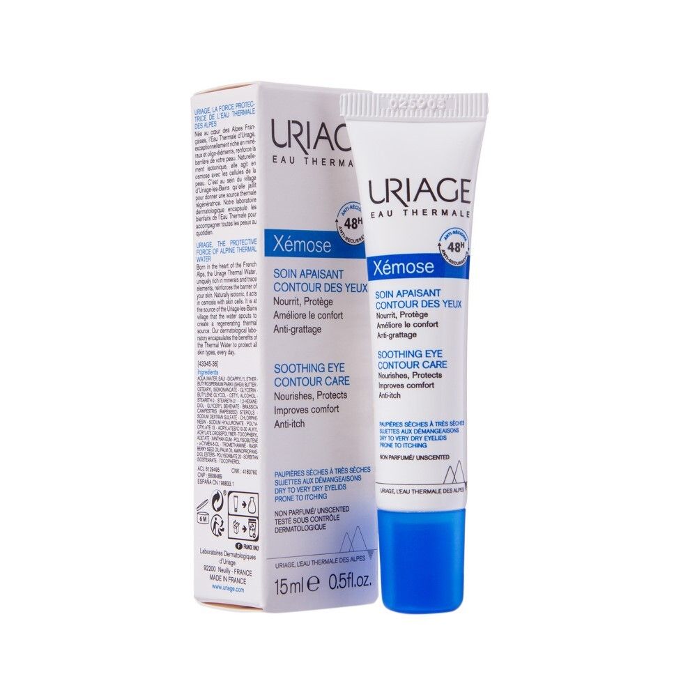 Uriage Xemose Soothing Eye Contour Care Успокаивающий уход для контура глаз, 15 мл