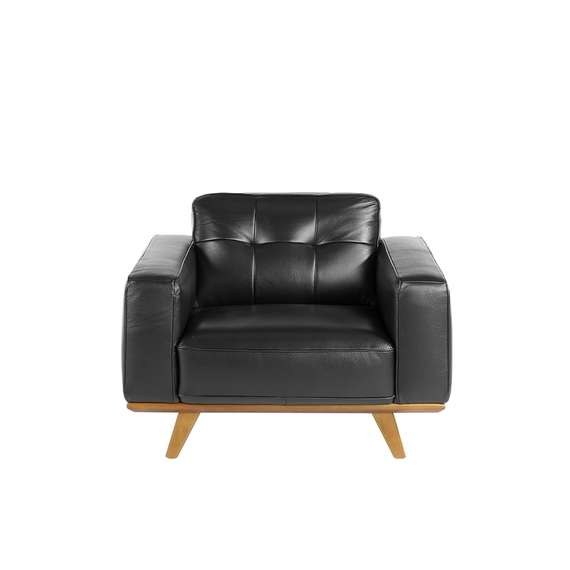 Кресло Angel Cerda 5606-1P, черная кожа