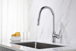Смеситель для кухни с вытяжным изливом 2 jet AQUATEK AQ1384CR ЕВРОПА