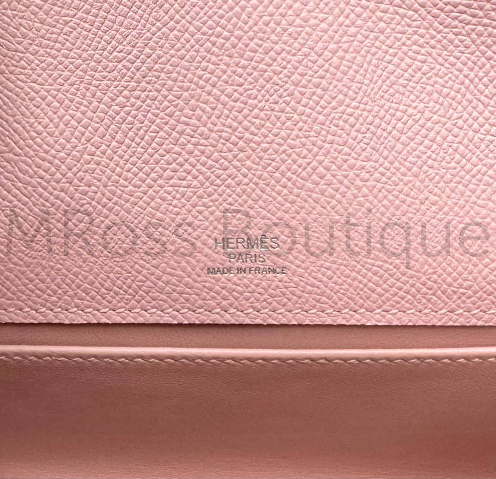 Розовая сумка Hermes Kelly Pochette