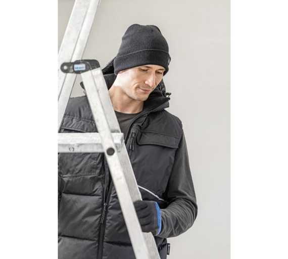 Жилет утепленный с капюшоном черный BORGER Högert, арт. HT5K920