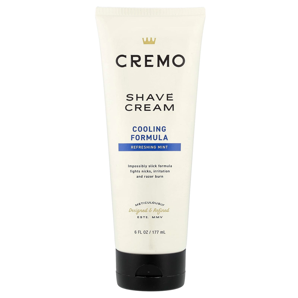 Cremo, крем для бритья, освежающая мята, 177 мл (6 жидк. унций)