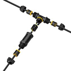 Коннектор NEO-GERM-5pin-T-WTW (4-8mm) (Arlight, IP68) 030760