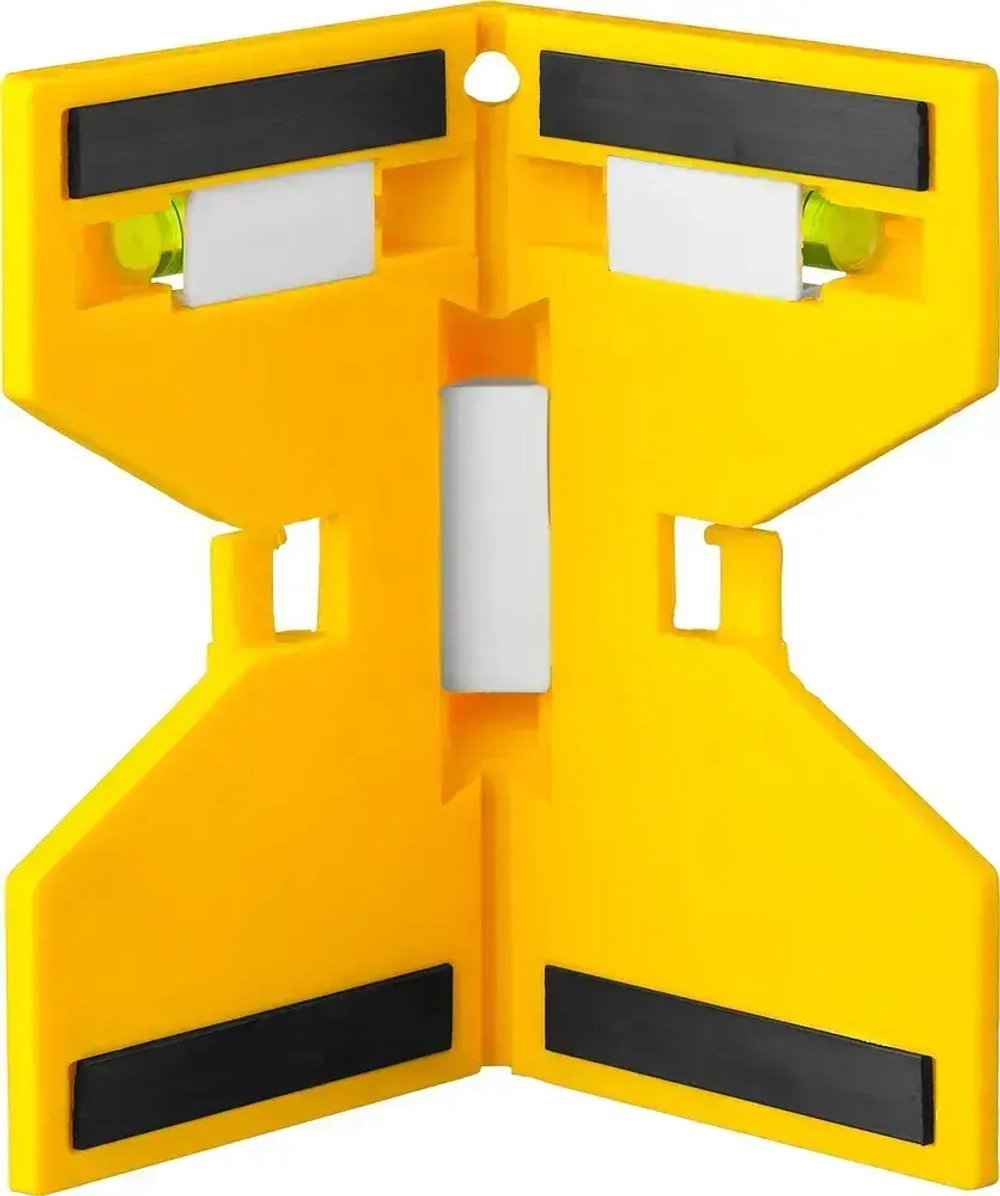 Stayer Уровень строительный угловой 12.5 см, глазков: 3