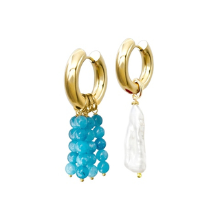 Подвеска Жемчуг формы галька 25-30 мм