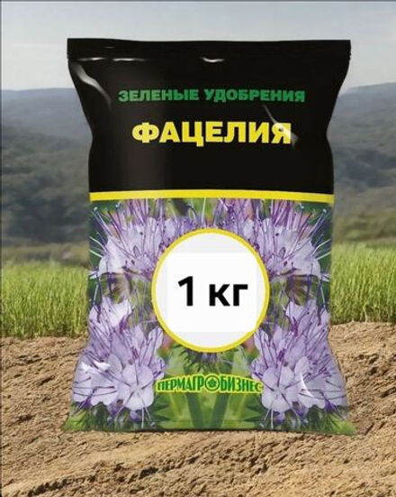 Фацелия сидерат семена, 3 кг медонос