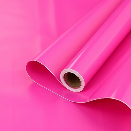 Пленка ЖЕМЧУЖНАЯ 60см*200гр ЯРКО-РОЗОВЫЙ/ЯРКО-РОЗОВЫЙ