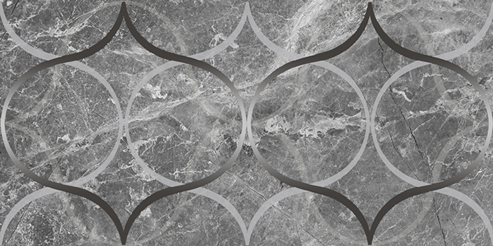 Crystal Resonanse Декор серый 30х60