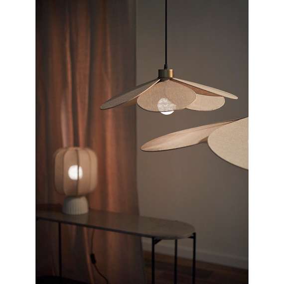 Светильник подвесной kamille, D79 см, бежевый