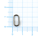 Кольцо заводное Cottus 6806 овальное, 10мм (10шт)