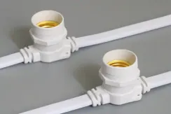 Белт-лайт 2-х проводной, 125 ламп, 50 м., 220В, белый провод, шаг 40 см., Teamprof (TPF-BL2-50M-125-W)