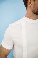 Рубашка со смещенной застёжкой