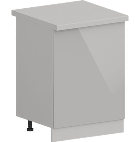 Кухня Модуль ШН 600М Белый / Белый Глянец