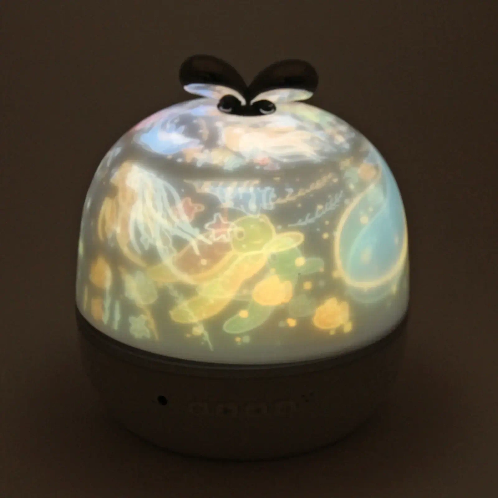 Диско-шар «Fantasy - Ушки» (в комплекте 6 картинок) 13*14 см, 5 реж, батарейки 4хАAА, USB, RGB (220V)