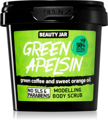 Beauty Jar Green Apelsin - стимулирующий скраб для тела с экстрактом кофе /   200  g  / GTIN 4751030830124