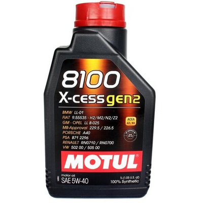 Моторное масло Motul 8100 X-cess 5W-40  1 л